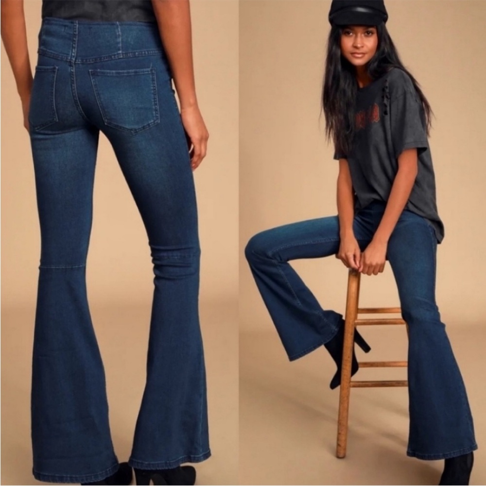 Free People Penny Pull on Jeans Denim like new